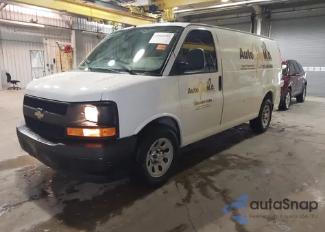 2014 Chevrolet Express G1500 from USA, damaged, VIN 1GCSGAFX0E1112670